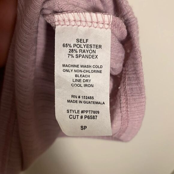 Papermoon NWT purple dale cross back detail knit tank top Size Small - Picture 4 of 5